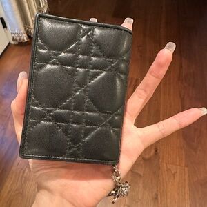 Dior lambskin cardholder